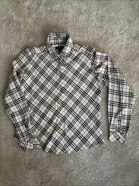 Burberry Plaid Button-Down Shirt